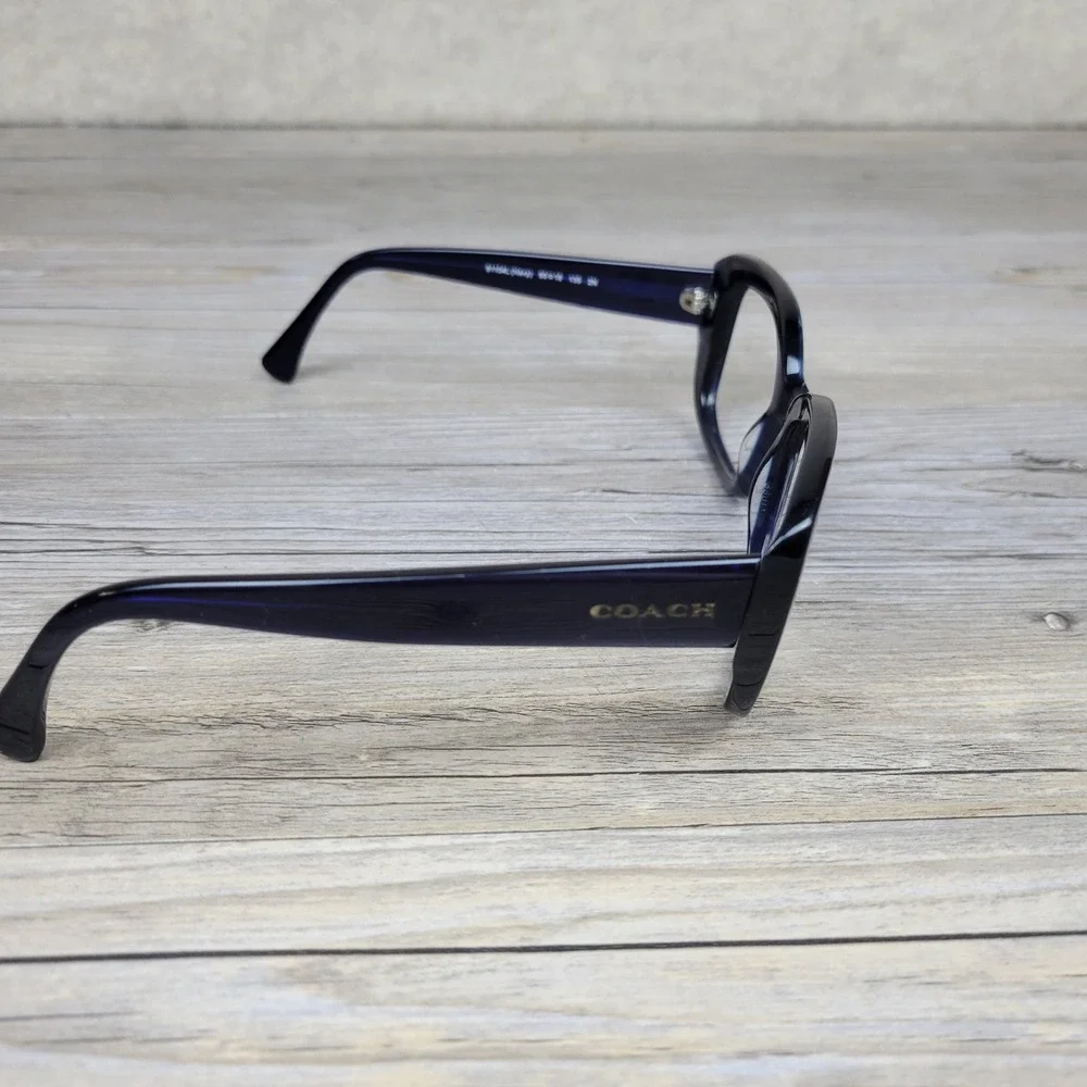 Coach Eyeglass Frames HC 8161 L146 51104L Navy Signature C Logo Womens 55-18-135
